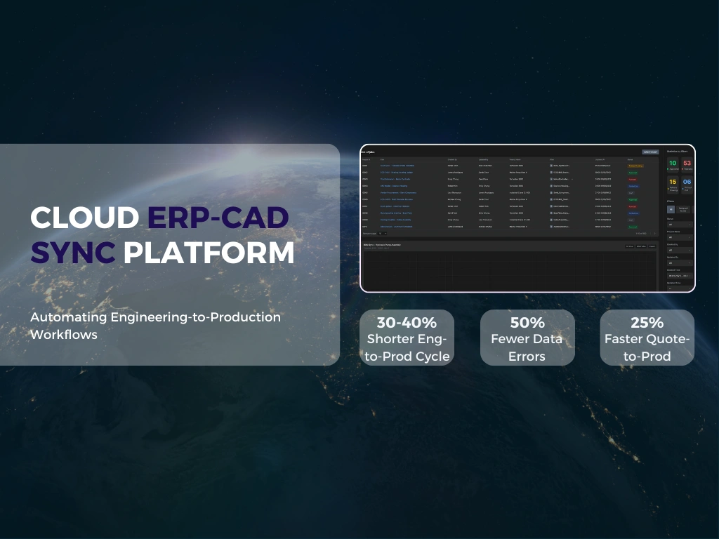 Cloud ERP-CAD Sync Platform