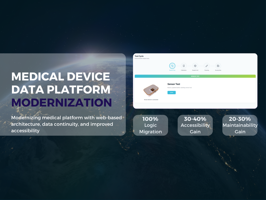 Medical Device Data Platform Modernization